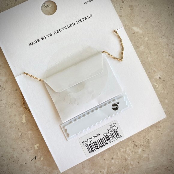 Madewell NWT Shimmer Star Station Necklace - Picture 7 of 8